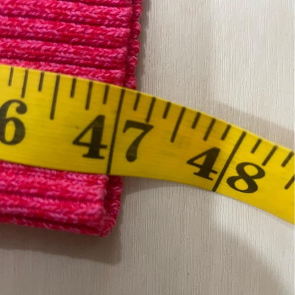 EUC Ganni Marled Ribbed Knit Midi Dress Fuchsia Pink Long Sleeve Stretch Small - Picture 16 of 16